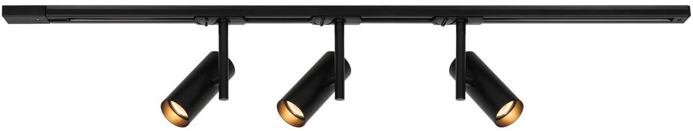 Nordlux Jerome Schienensystem-Set mit Strahlern 3x8 W schwarz 2510096003