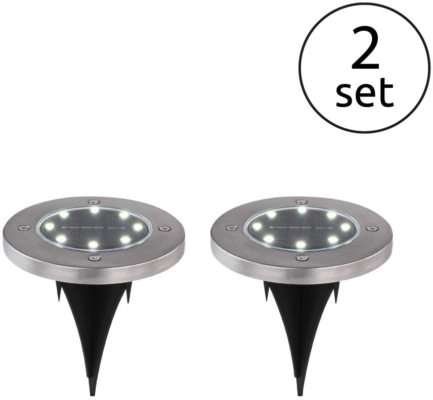 Globo Lighting Solar Bodenlampe 1x0.1 W stahl 33414