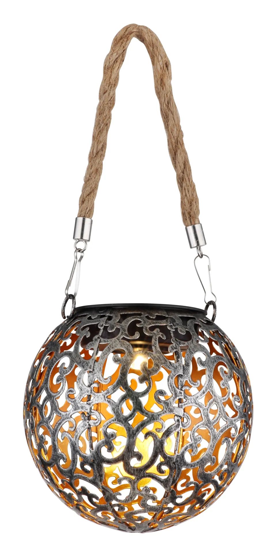 Globo Lighting Solar Solar-Pendelleuchte 1x0.06 W schwarz 36744