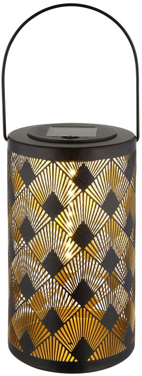 Globo Lighting Solar Stehlampe 1x0.5 W schwarz-gold 36658