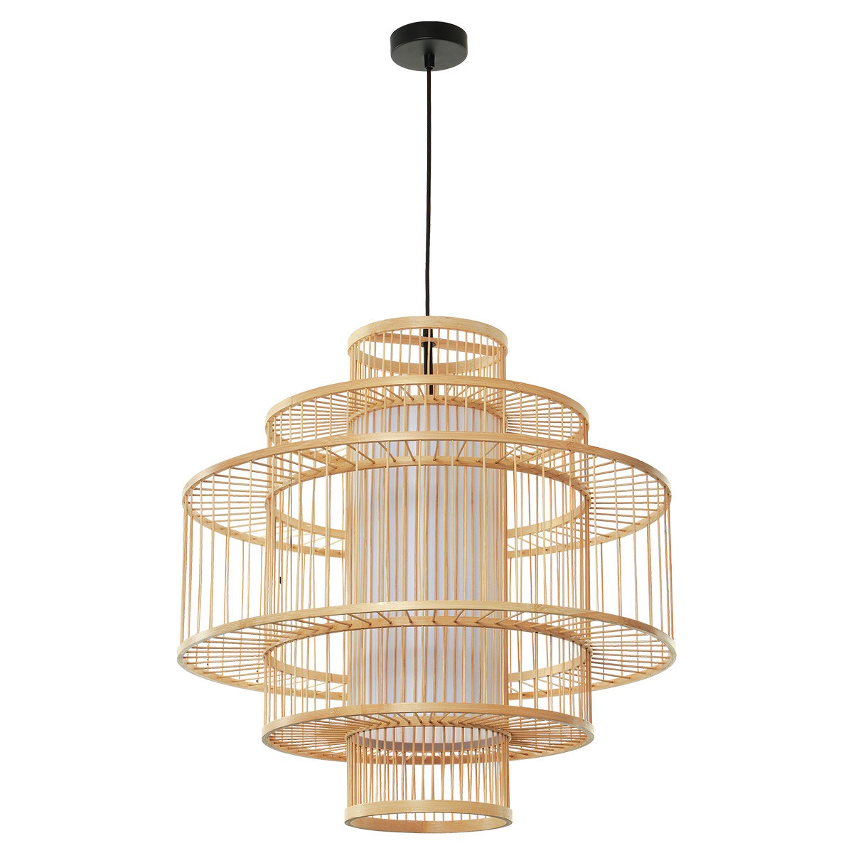 Light Prestige Stela Pendelleuchte 1x15 W rattan LP-2026/1P