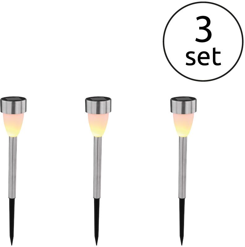 Globo Lighting Solar Stehlampe 1x0.06 W stahl 33576-3