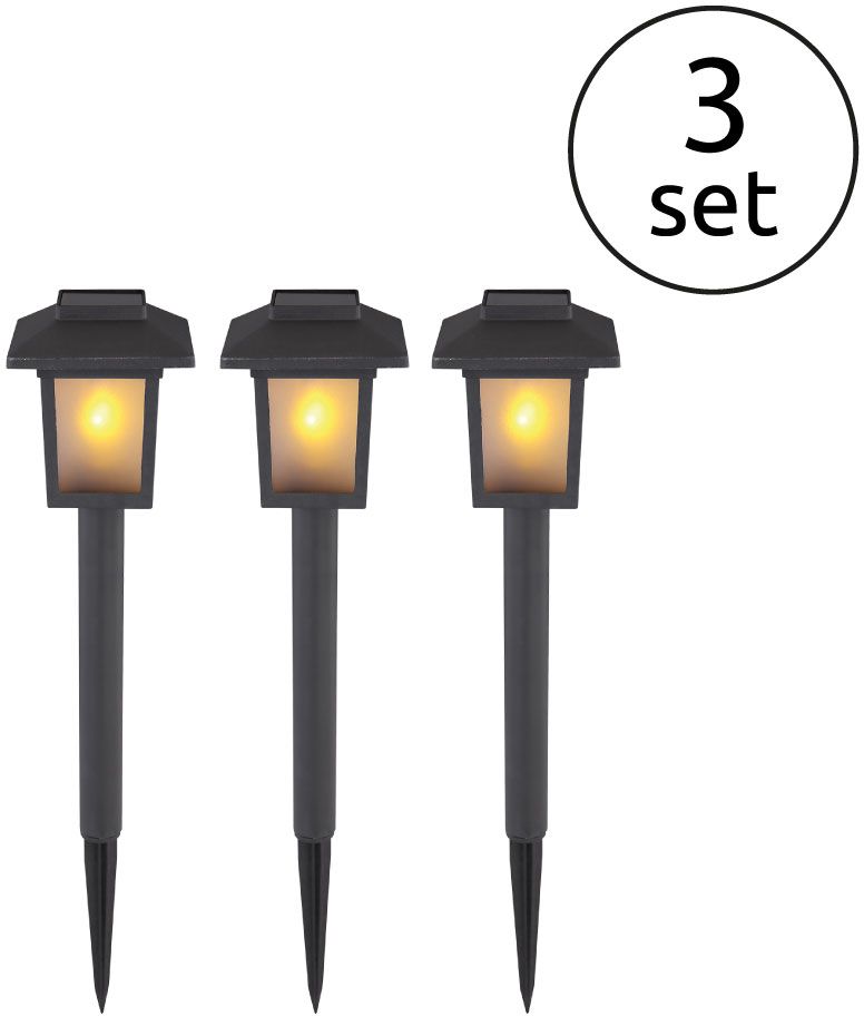 Globo Lighting Solar Bodenlampe 1x0.1 W schwarz 33577-3