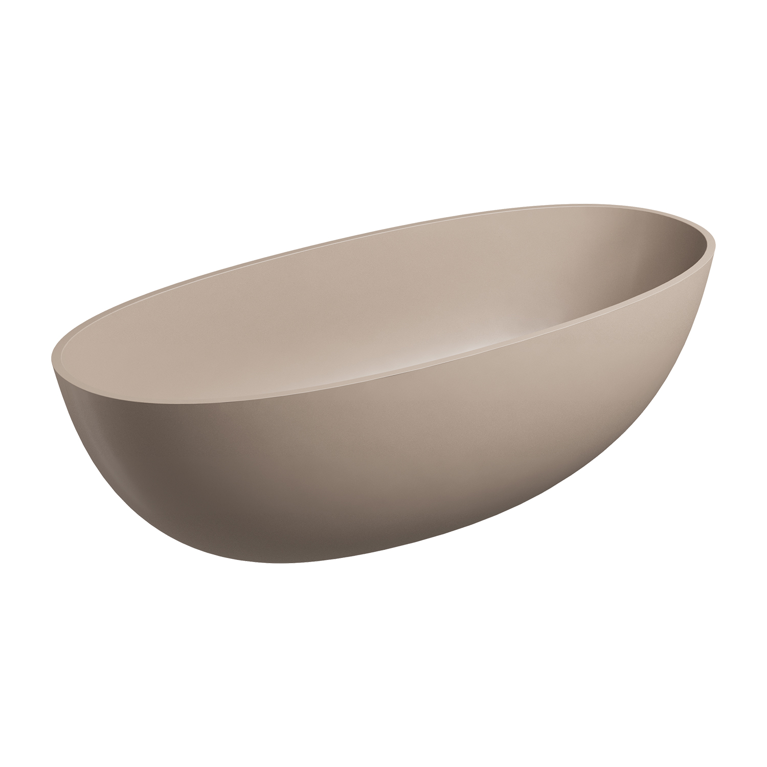 Omnires Shell M+ Freistehende Badewanne 175x78 cm oval SHELL175WWDB