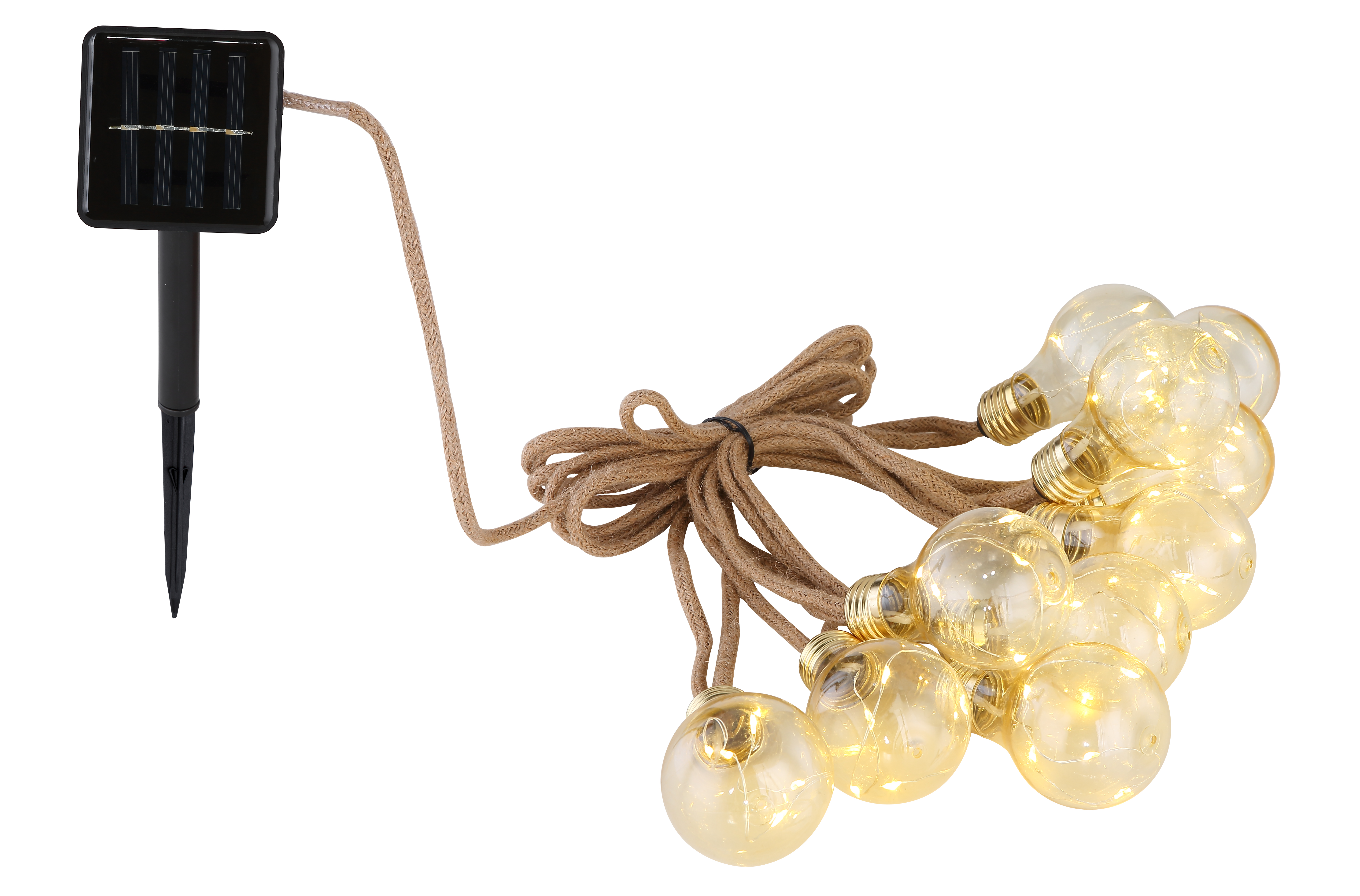 Globo Lighting Solar Außen-Girlande 1x0.06 W transparent 33694-10