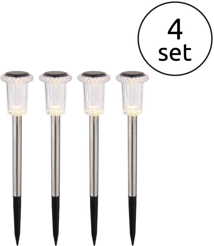 Globo Lighting Solar Bodenlampe 1x0.06 W stahl 33988-4