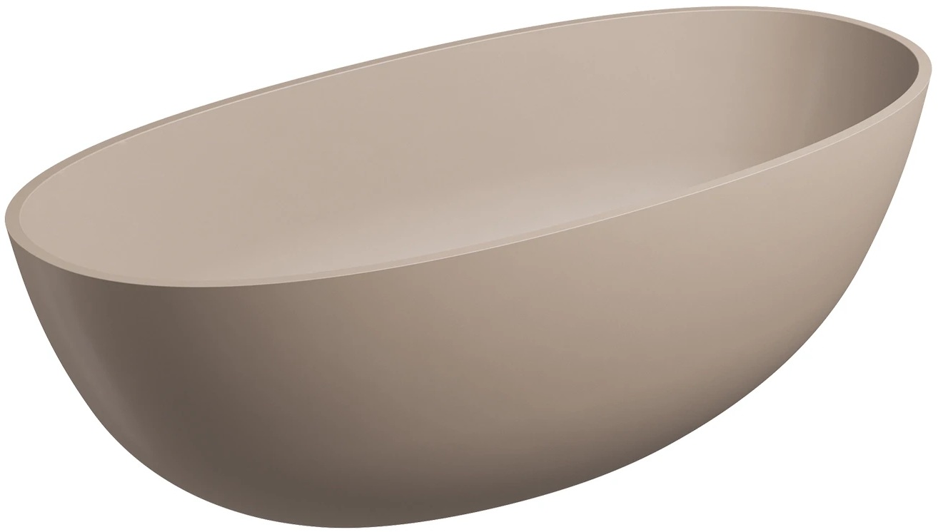 Omnires Shell M+ Freistehende Badewanne 160x75 cm oval SHELLWWDB
