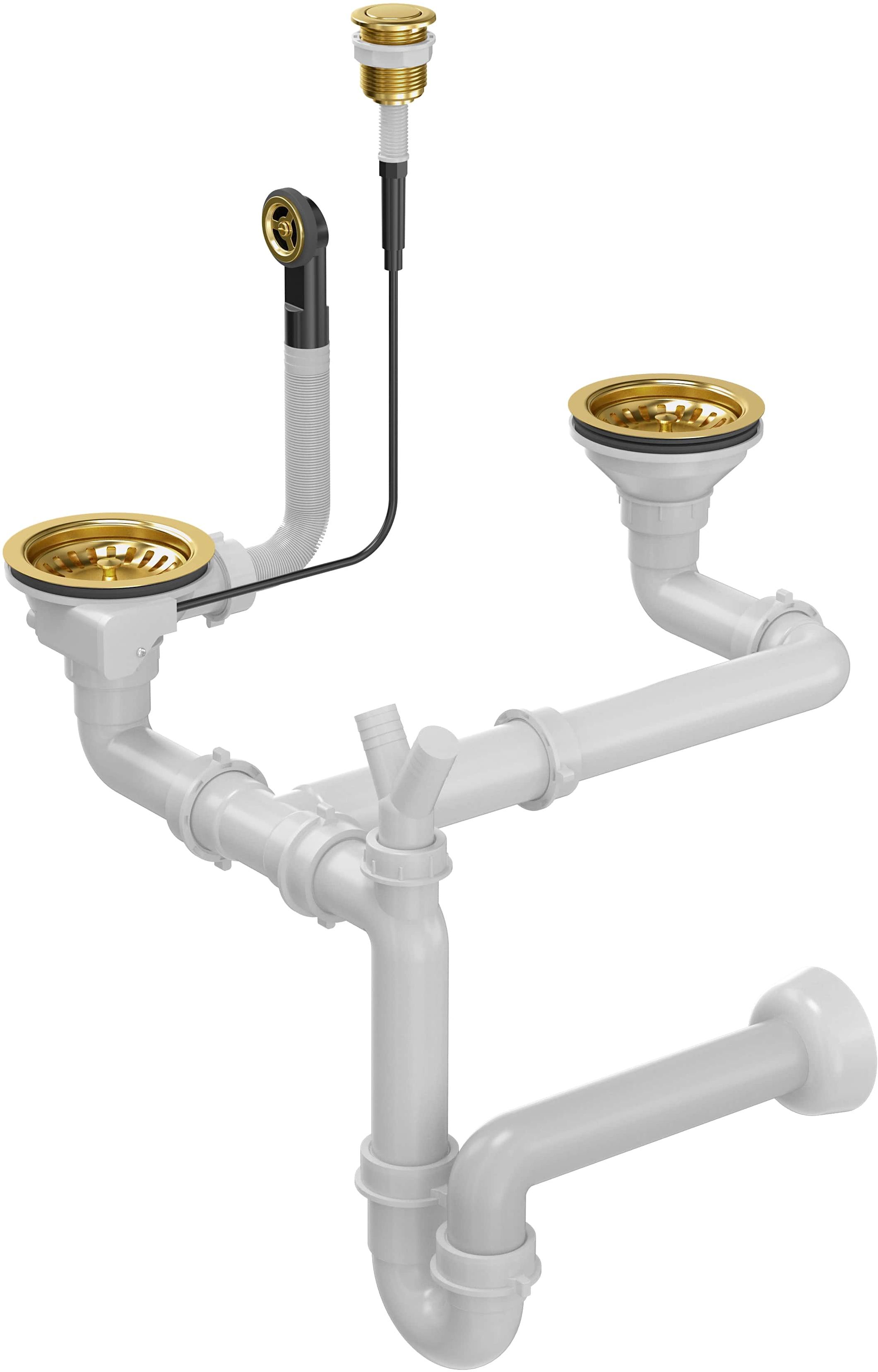 Quadron Save Space Siphon für Waschbecken OP2SSDG5