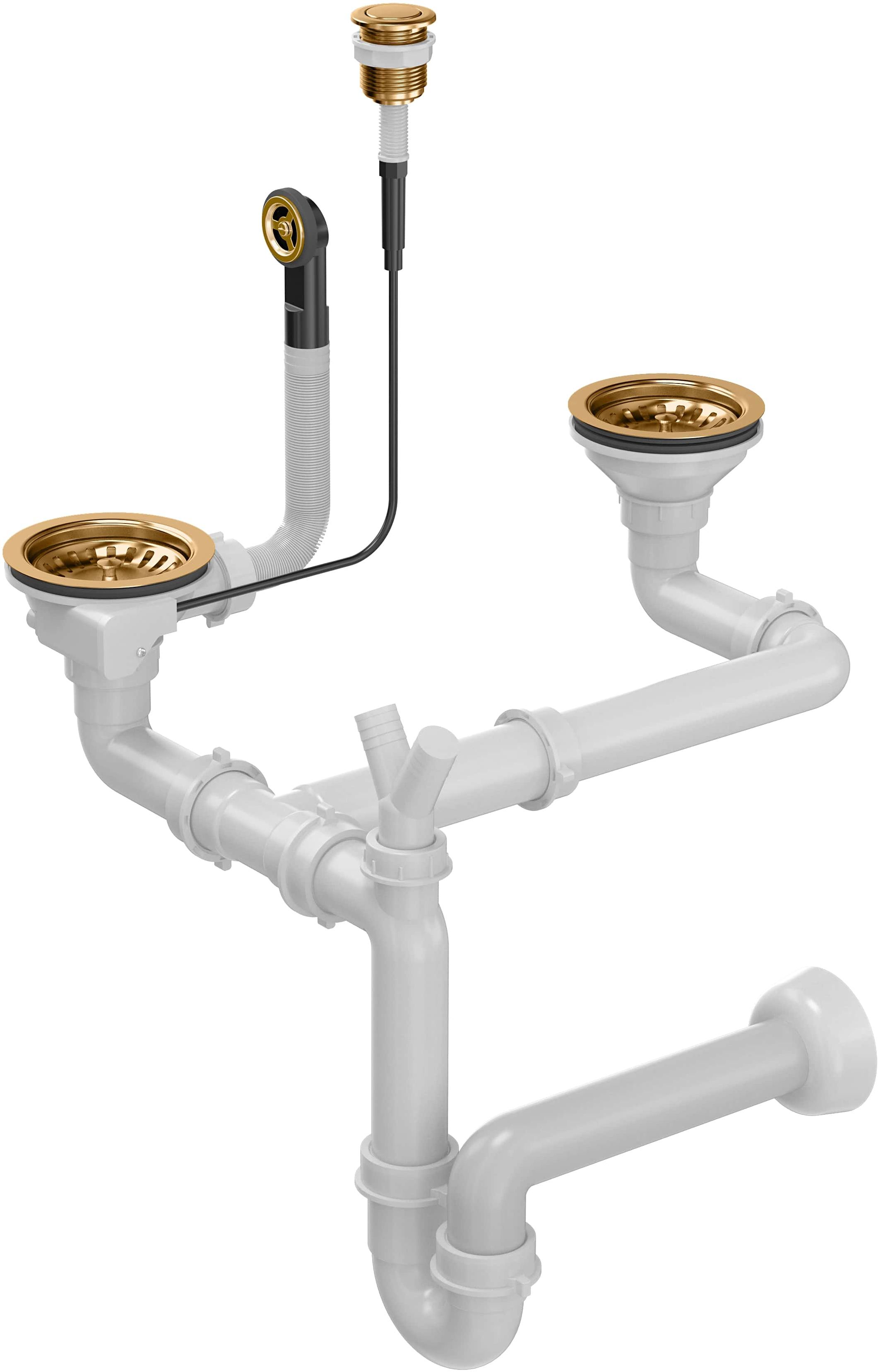 Quadron Save Space Siphon für Waschbecken OP2SSDG6