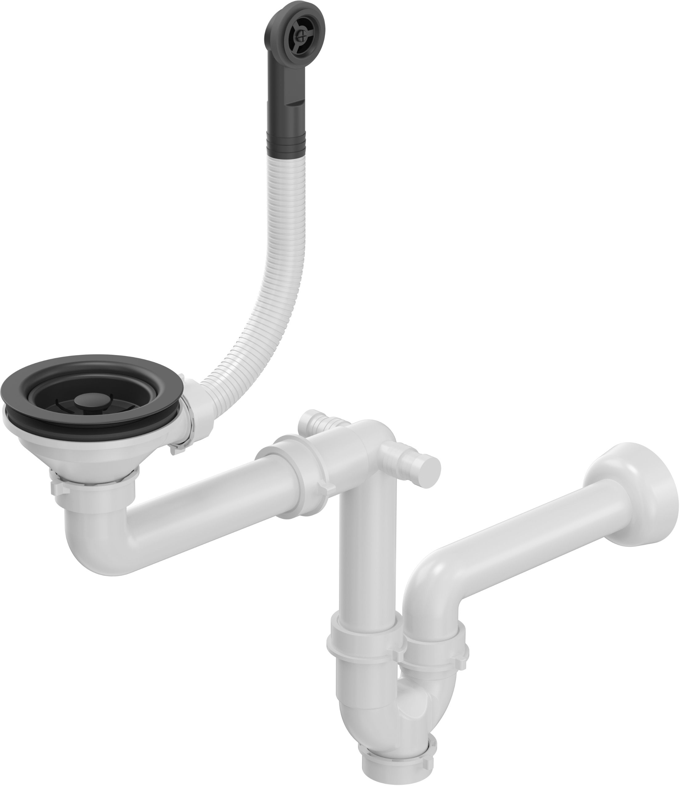 Quadron Save Space Power Color Siphon für Waschbecken M1SS3