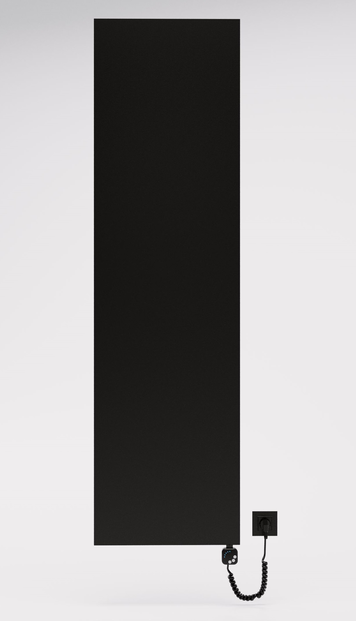 Luxrad V-line Elektro Elektrischer Heizkörper 180x50 cm schwarz VLI18005009005MATERG