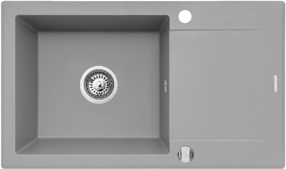 Pyramis Korfu Waschbecken mit Wasserhahn grau/ 070061301SN