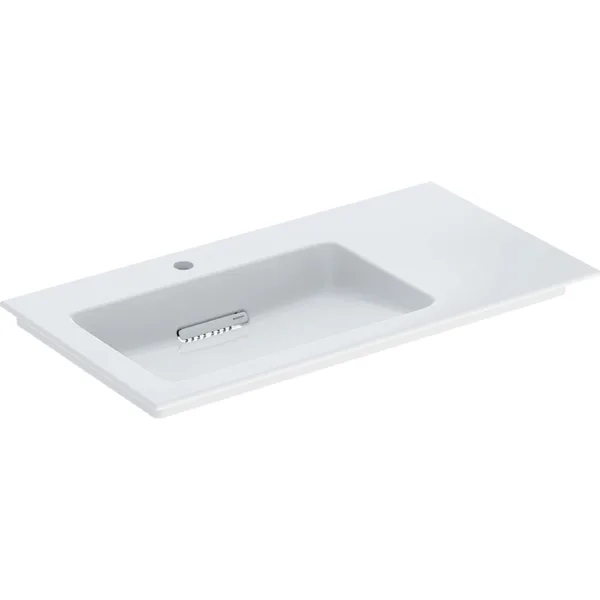 Geberit One Waschbecken 90x48 cm rechteckig Möbel weiß 505.007.00.1