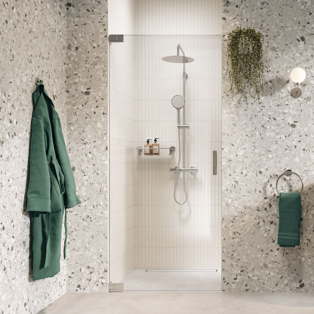 Sealskin Pure Duschtüren 100 cm aufklappbar chrom Glanz/durchsichtiges Glas PU141006265100