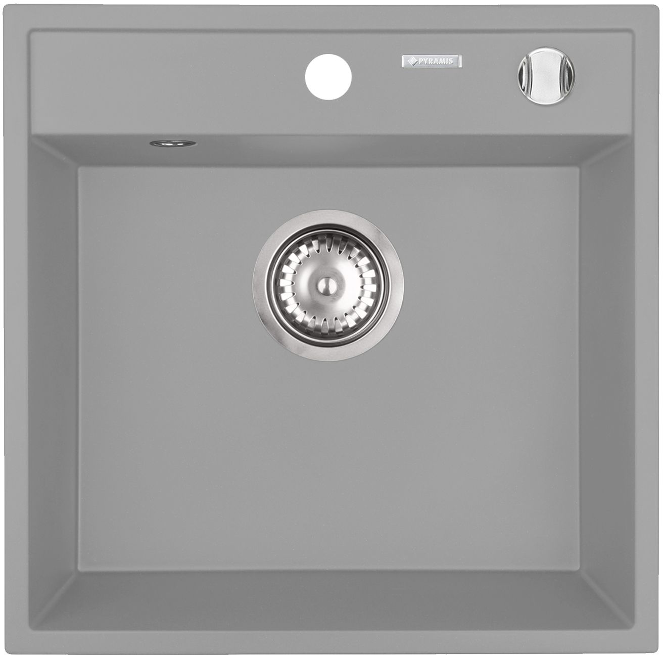Pyramis Camea granitspüle 40x40 cm grau/graphit/onyx 070058101