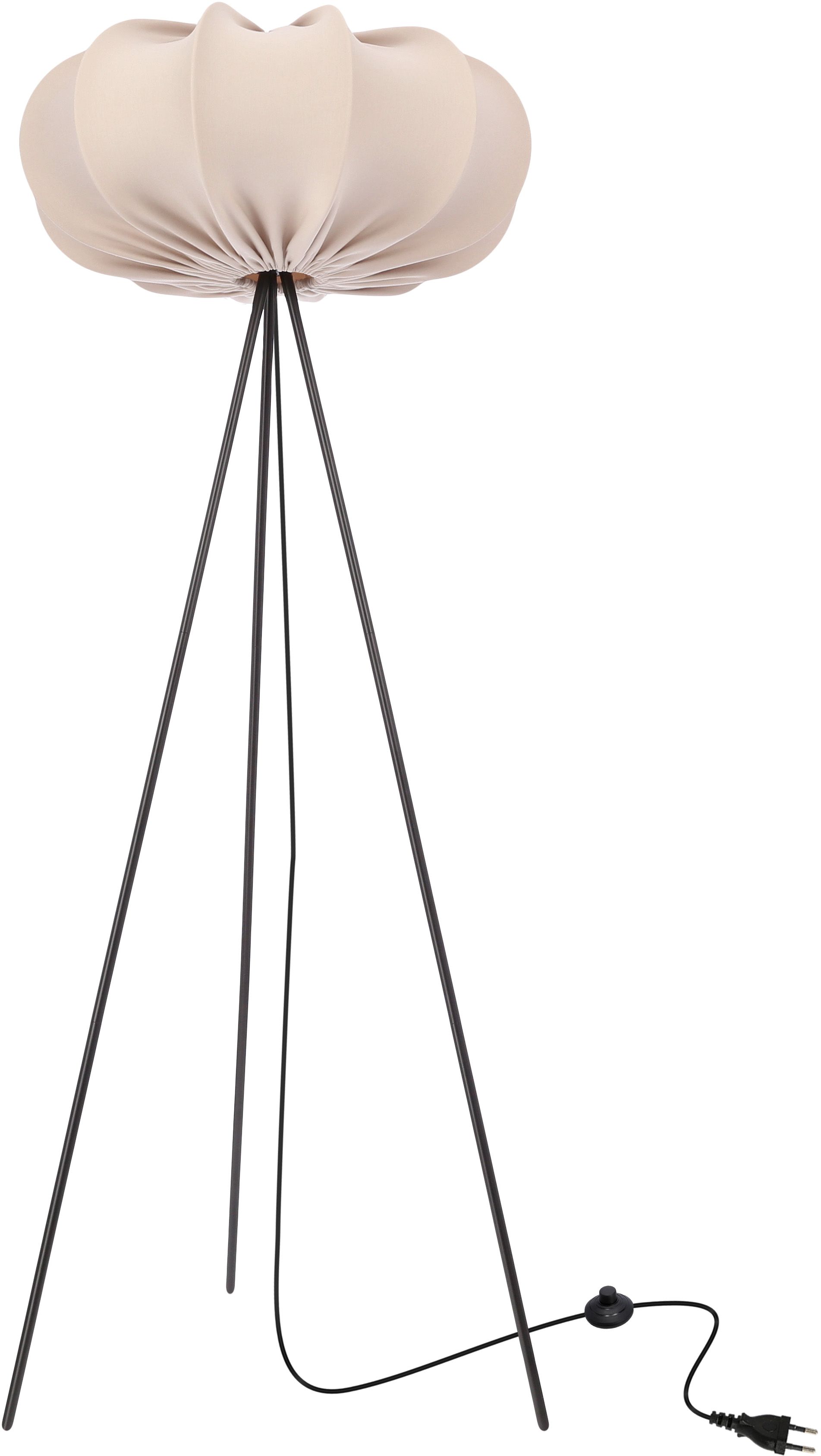 Candellux Cafee Stehlampe 1x40 W schwarz-beige 51-42040