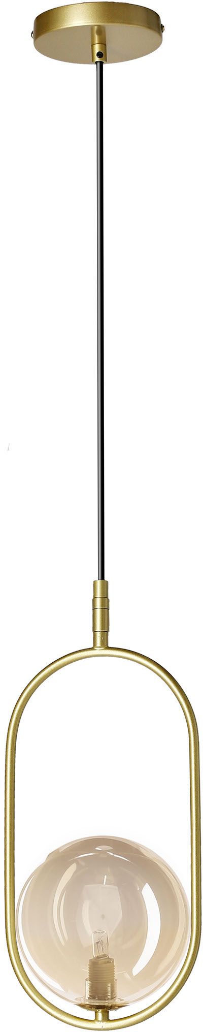 Candellux Cordel Pendelleuchte 1x28 W messing 31-44099