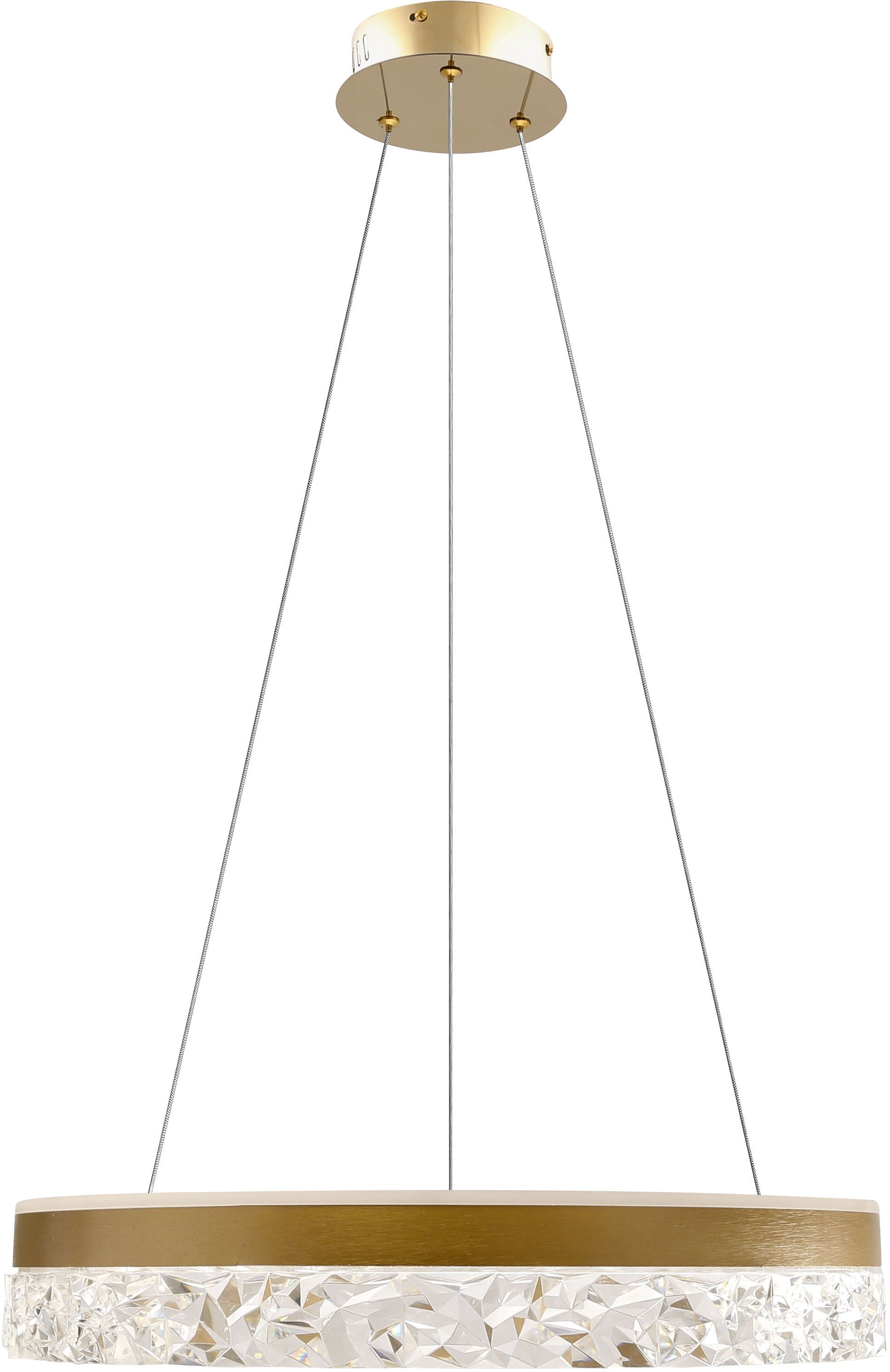 Candellux Frozi Pendelleuchte 1x32 W gold 31-35554