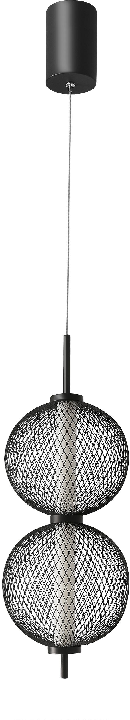 Candellux Puma Pendelleuchte 1x10 W schwarz 32-35356