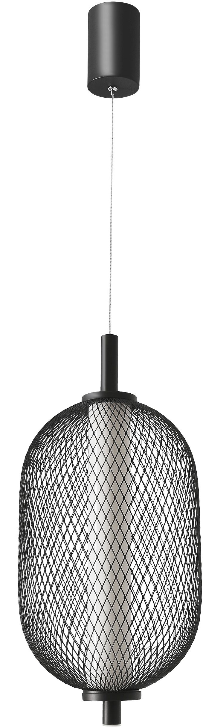 Candellux Puma Pendelleuchte 1x10 W schwarz 31-35349