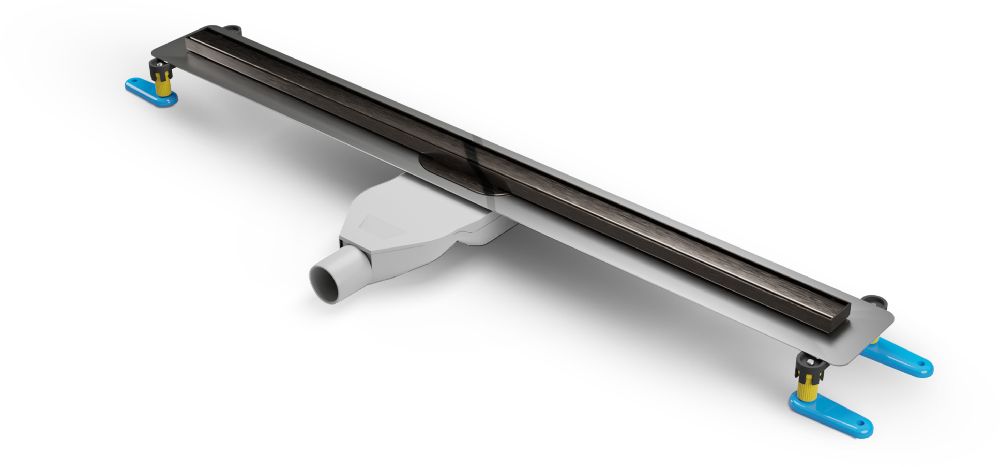 New Trendy Visio Slim GunMetal Linienablauf 60 cm OL-0091