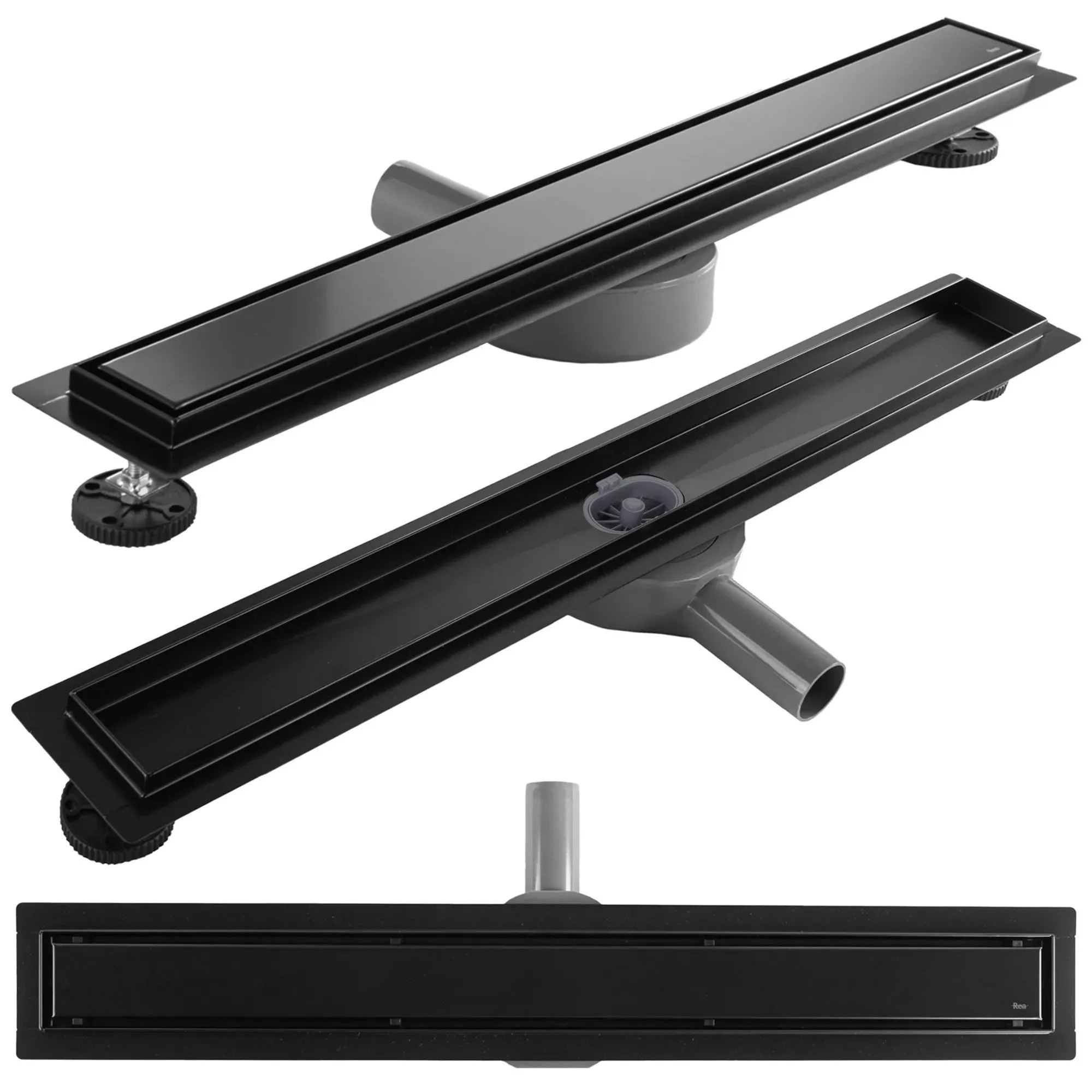 Rea Neox Pro Linienablauf 90 cm schwarz REA-G7804