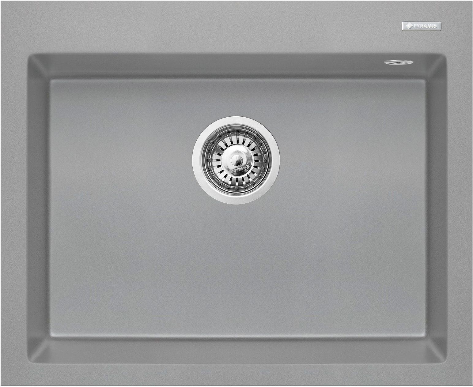 Pyramis Istros Granitspüle 61x50 cm grau/graphit/onyx 070186912