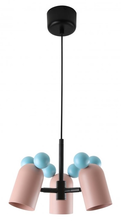 GTV Mouse Pendelleuchte 3x25 W rosa OS-MOUS-20-DEC