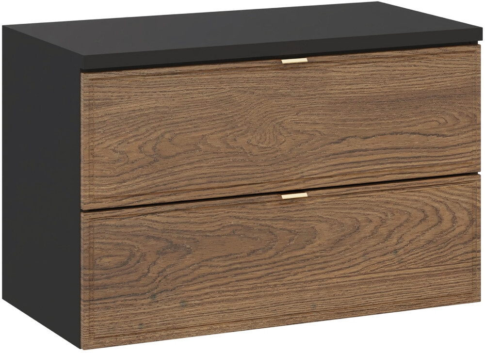 Set Kabinett Comad Talia Casella TALIA CASELLA 82-80-46-2S, Naphtha-Arbeitsplatte Comad Talia Casella BLACK 89-80-46 L