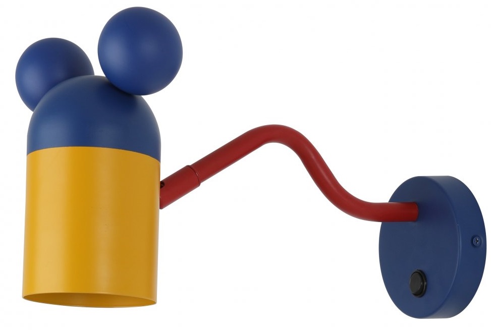 GTV Mouse Leuchter 1x25 W blau-gelb OS-MOUSW-27-DEC