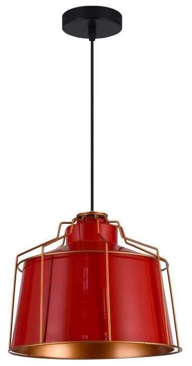 GTV Goa Pendelleuchte 1x40 W rot OS-GOA-20-DEC