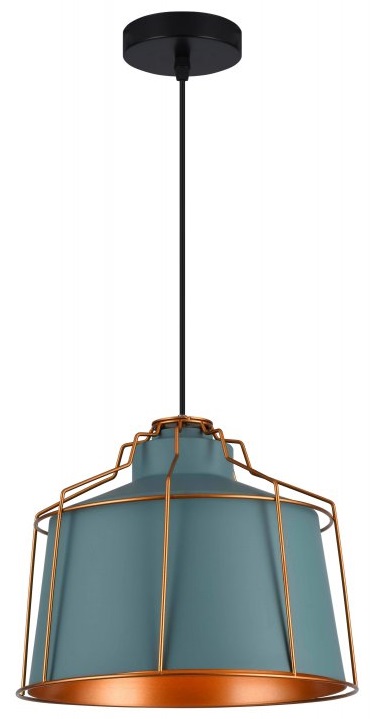 GTV Goa Pendelleuchte 1x40 W blau OS-GOA-25-DEC