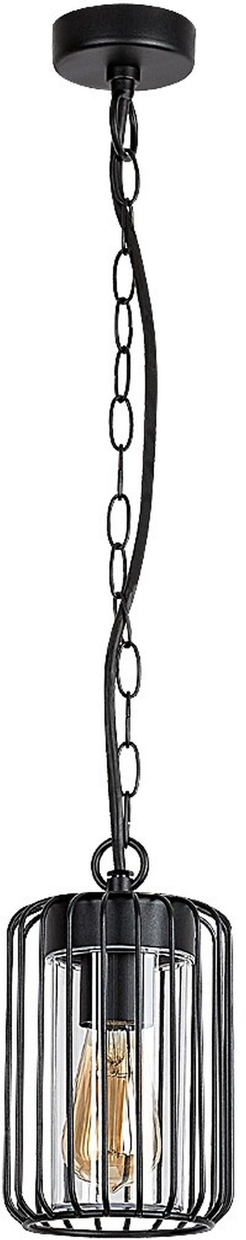 Rabalux Tarpa Hängelampe für den Außenbereich 1x40 W schwarz 77107