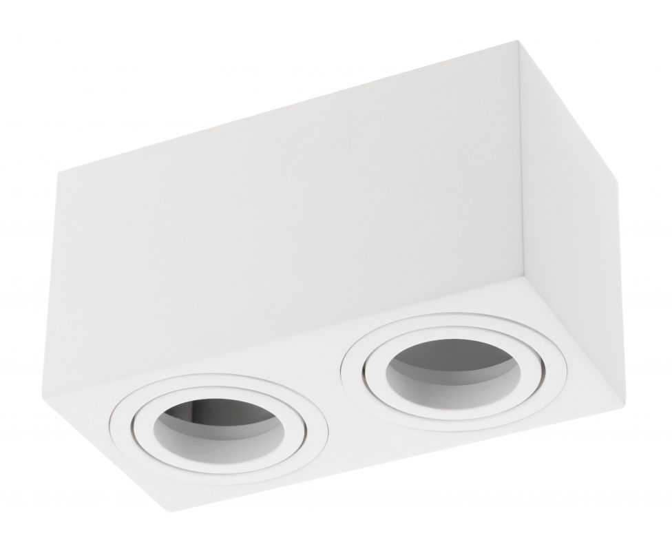 GTV Aveiro Deckenlampe 2x20 W weiß OS-AVB80160KW2-10