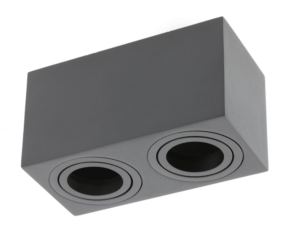 GTV Aveiro Deckenlampe 2x20 W schwarz OS-AVB80160KW2-00