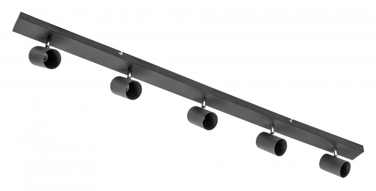 GTV Veneto Deckenlampe 5x20 W schwarz OS-VEN20WO5-10