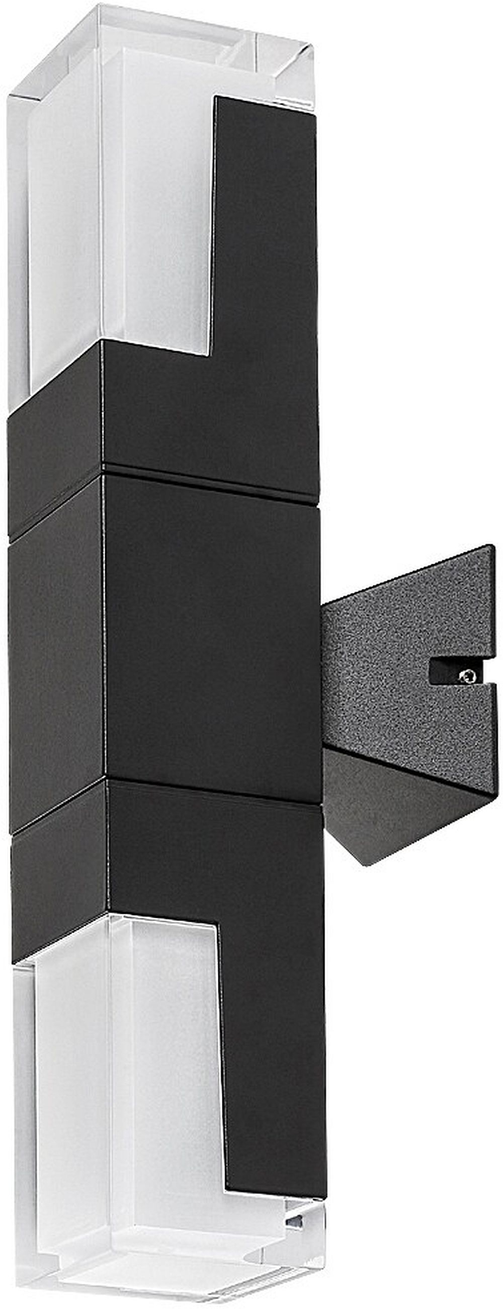 Rabalux Darvas Außenwandleuchte 2x12 W schwarz 77127