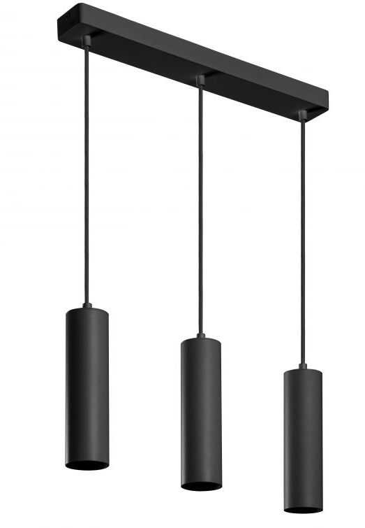 GTV Tresos Pendelleuchte 3x20 W schwarz OS-TRESD320W-00
