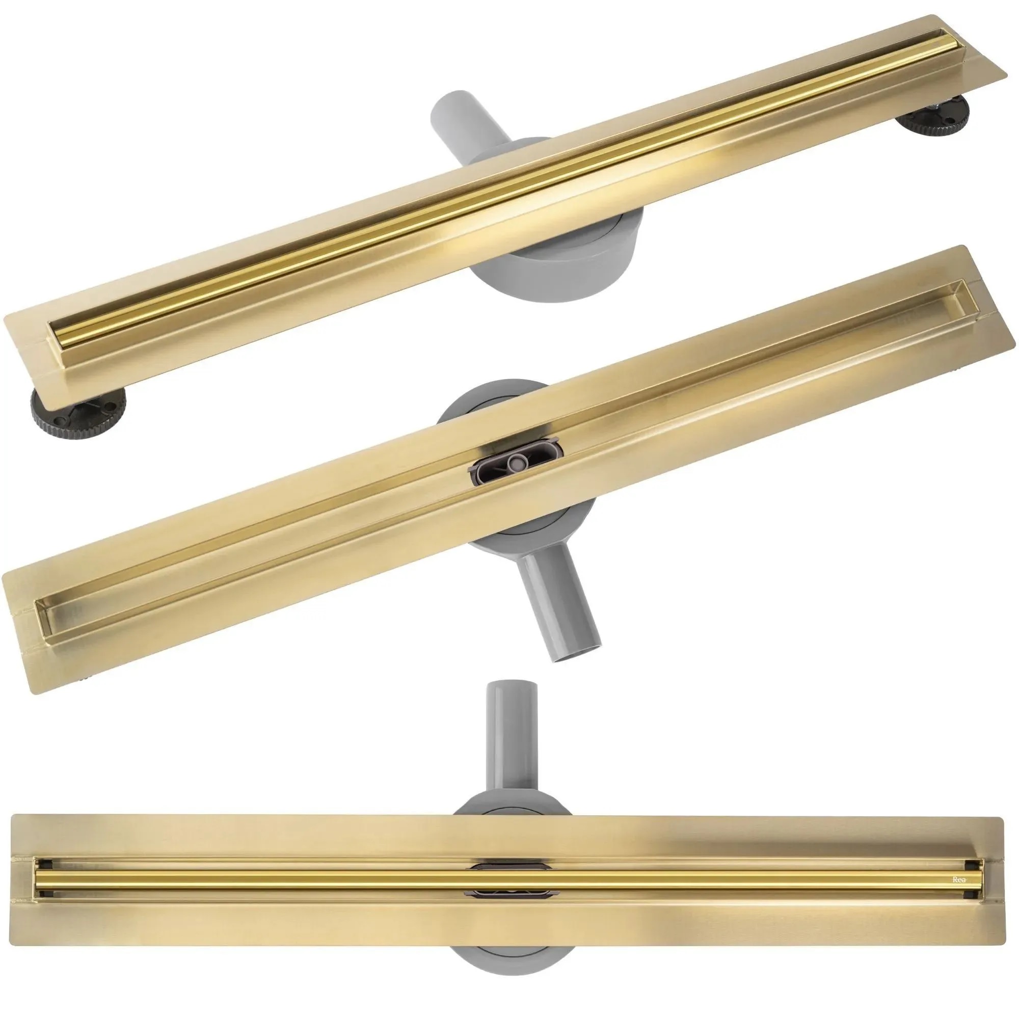 Rea Neox Slim Pro Linienablauf 100 cm gold REA-G5804