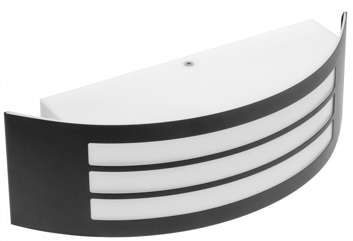 GTV Astrit Außenwandleuchte 1x14 W schwarz OS-ASTRITE27-20