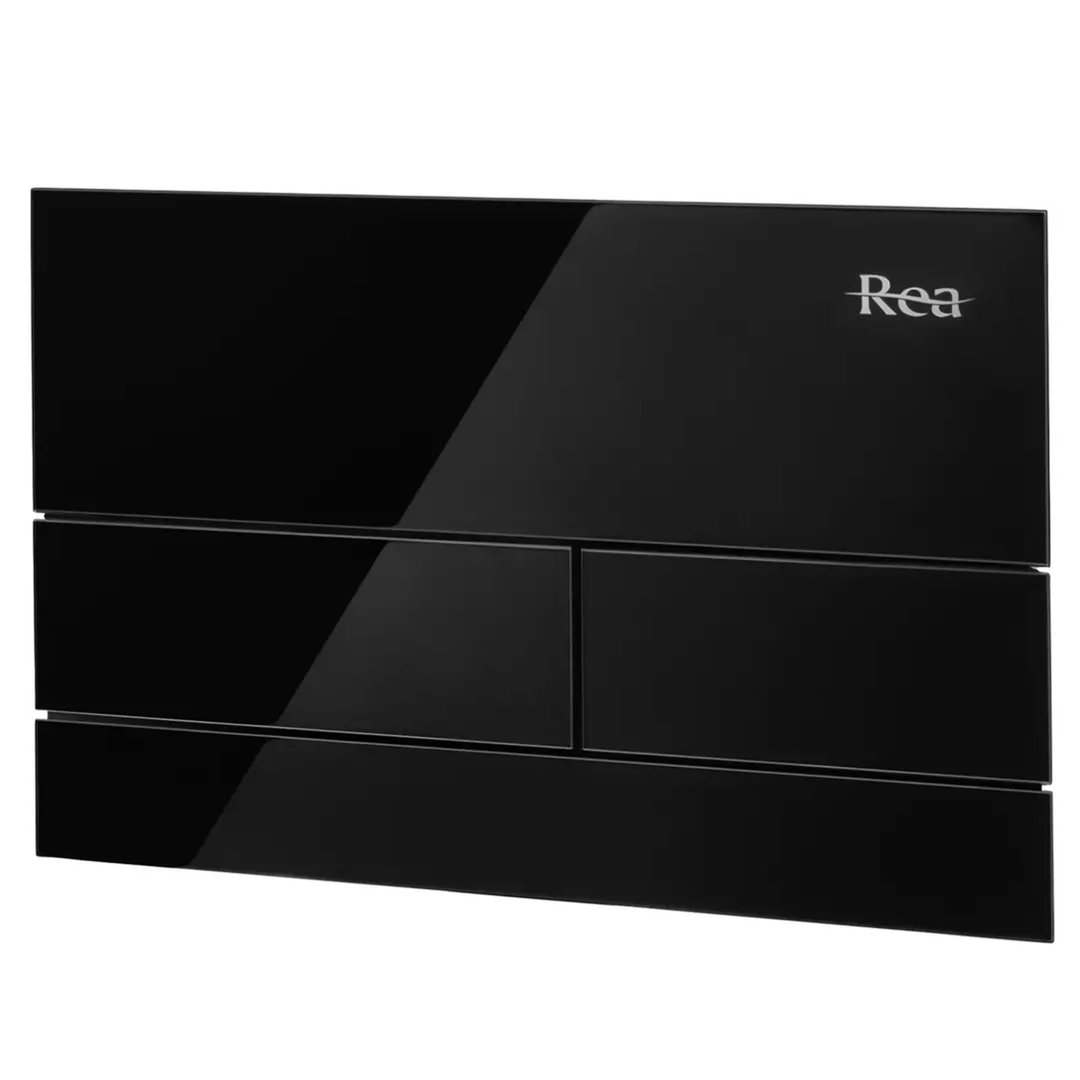 Rea T Steel Betätigungsplatte für Toilette schwarz REA-E0051