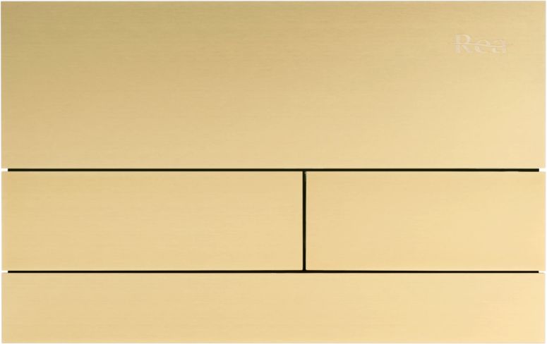 Rea T Steel Betätigungsplatte für Toilette gold REA-E0055