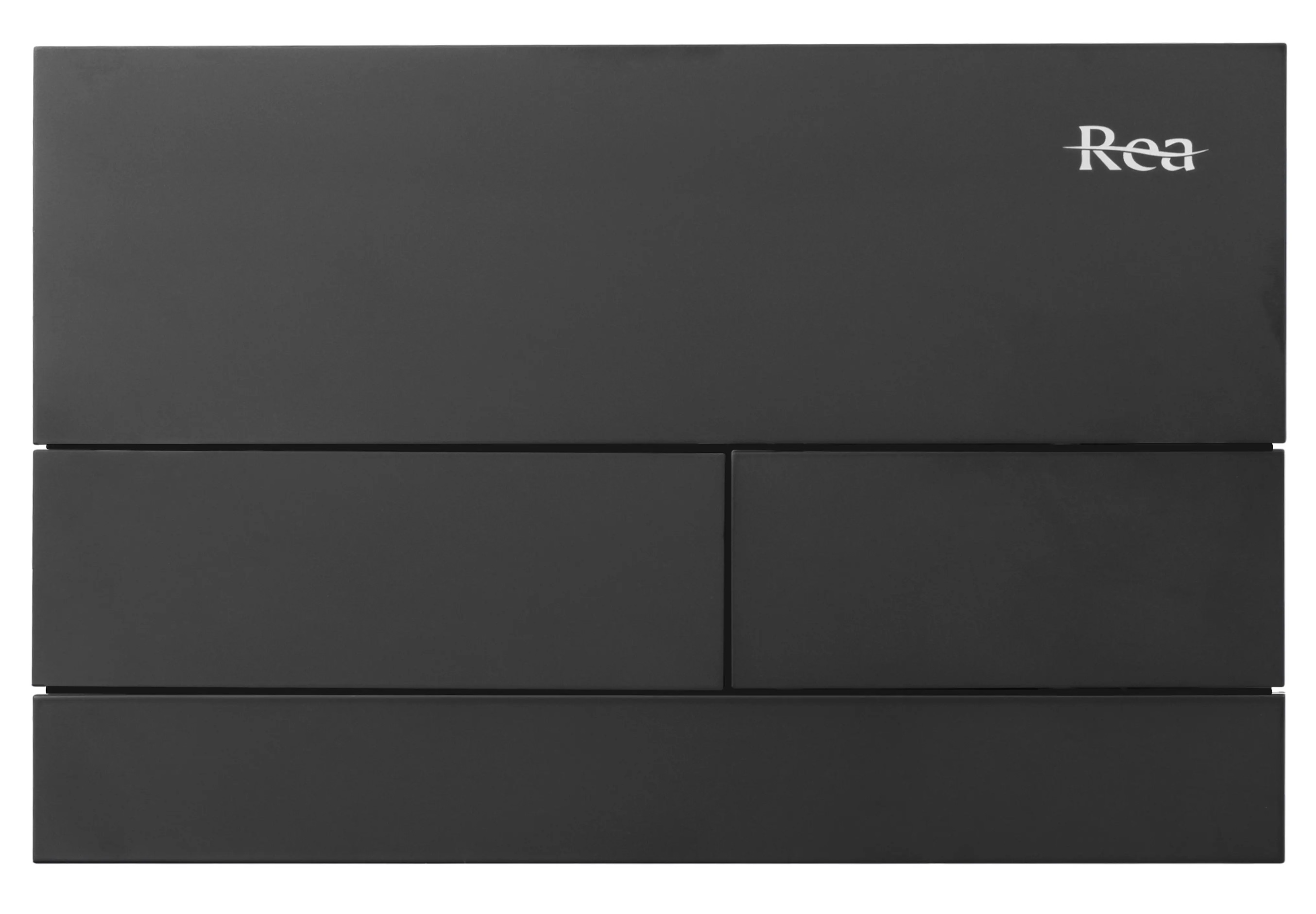 Rea T Steel Betätigungsplatte für Toilette schwarz REA-E0056