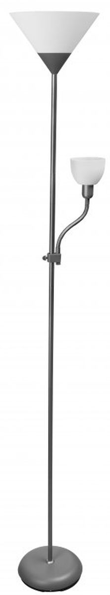 GTV Benfica 2 Stehlampe 2x60 W grau LP-BENFICA2-80