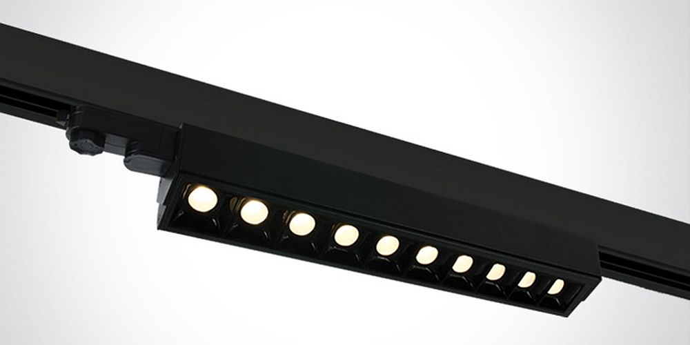 One Light Ampares Lampe für Sammelschienen x50 W schwarz 65024T/B/W