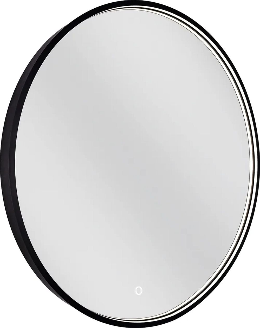 Dubiel Vitrum Coco Spiegel 70x70 cm rund mit Beleuchtung schwarz 5905241013220