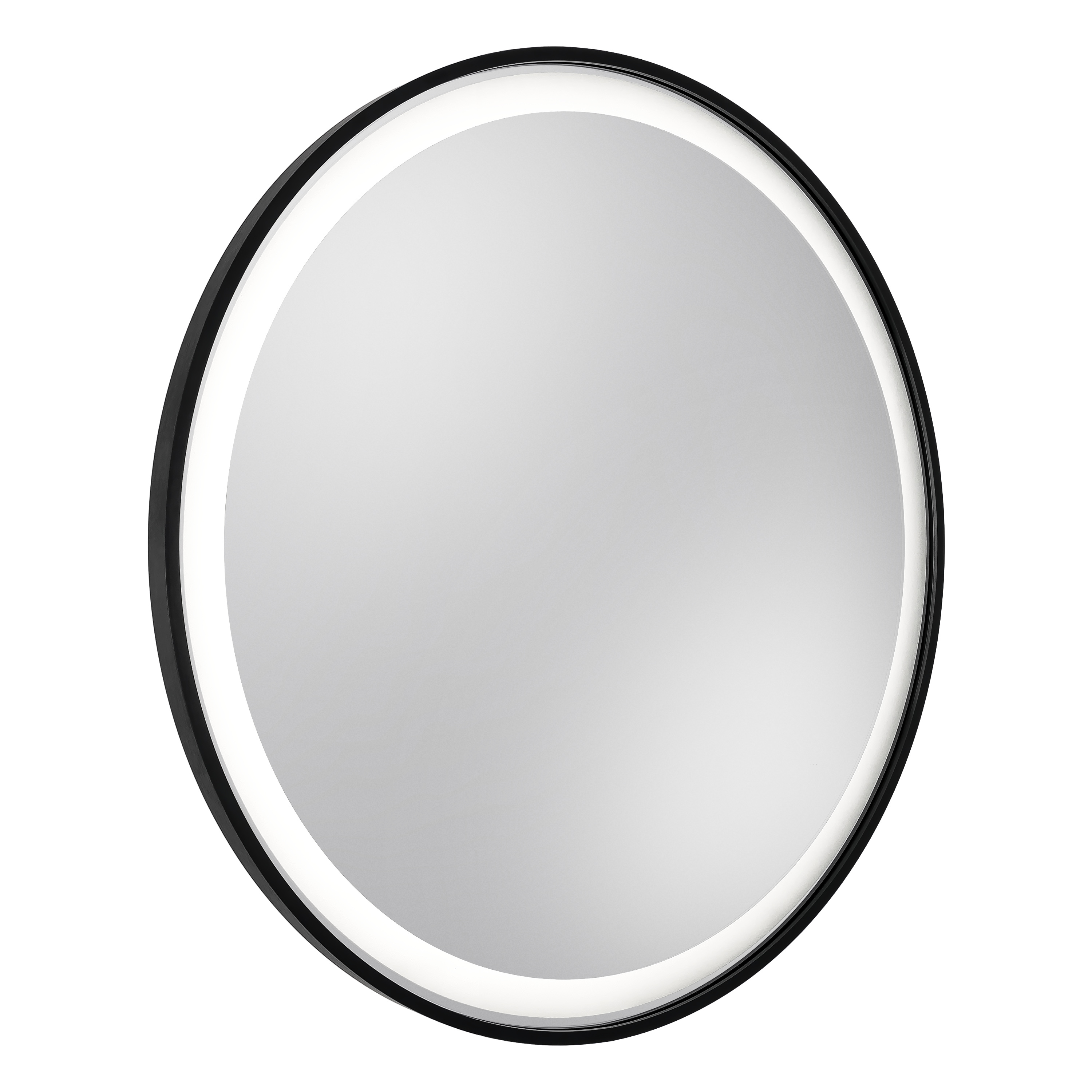 Dubiel Vitrum Holiday Spiegel 70x70 cm rund mit Beleuchtung schwarz 5905241012995