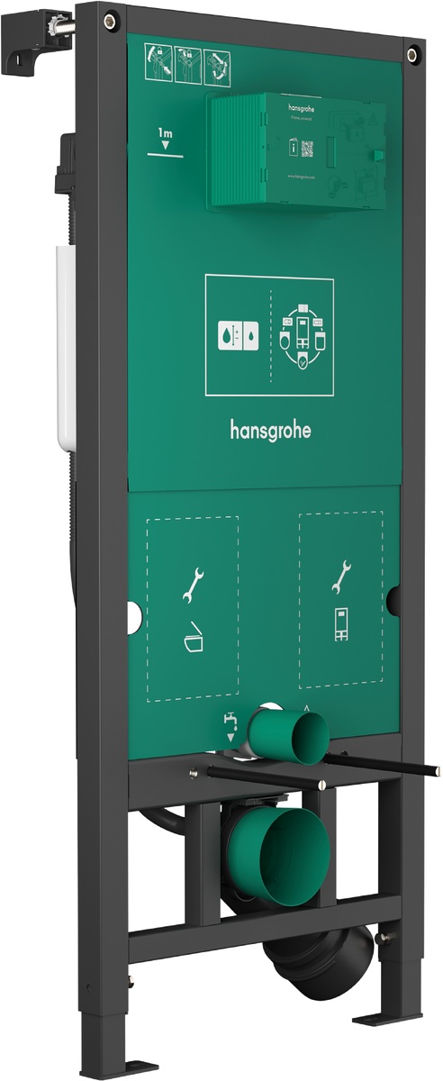 Hansgrohe iFrame universal Unterputzrahmen in der hängenden Schüssel 01022180