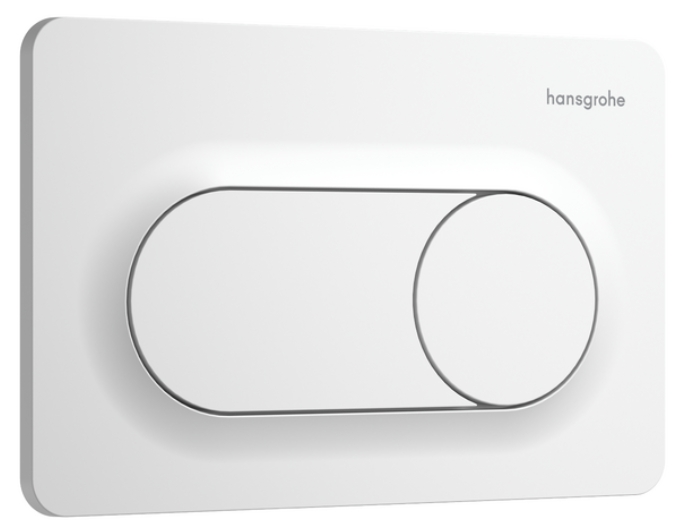 Hansgrohe iFrame Original S Betätigungsplatte für Toilette weiß 66002700