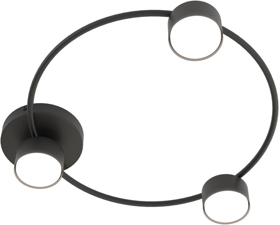 Emibig Lucio Deckenlampe 3x12 W schwarz 1450/3